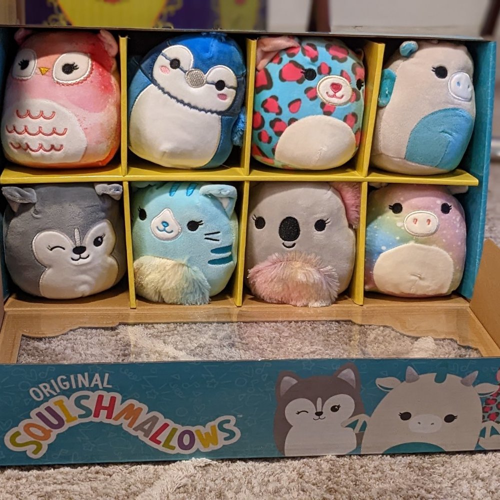 COLLECTOR'S EDITION Animal Plush KellyToy Squishmallows 8-Pack Box Set - RARE